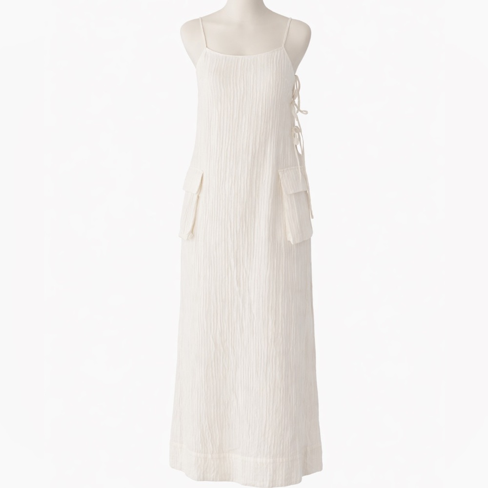 Find Me Now Amar Midi Dress in Bone - Picture 3 of 7